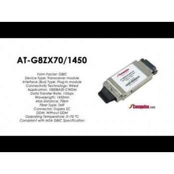 Трансивер (модуль) AT-G8ZX70/1450 SFP Трансивер (модуль) AT-G8ZX70/1450 SFP
